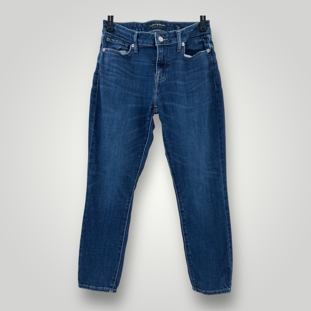 Lucky Brand Jeans LOLITA Skinny Ankle Womans 6/28 (28x27) Mid Rise Stretch Denim